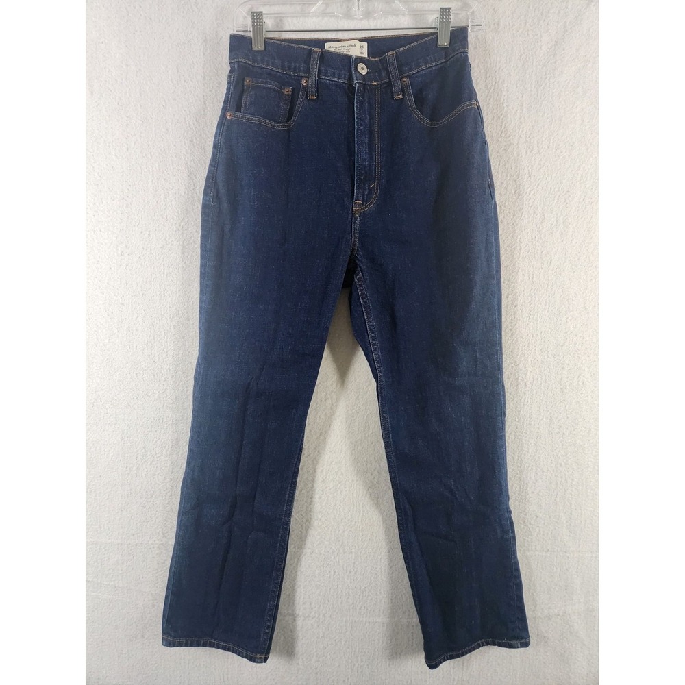 Abercrombie Fitch Womens Ankle Jeans Size‎ 26 2 Curve Straight Ultra High Rise